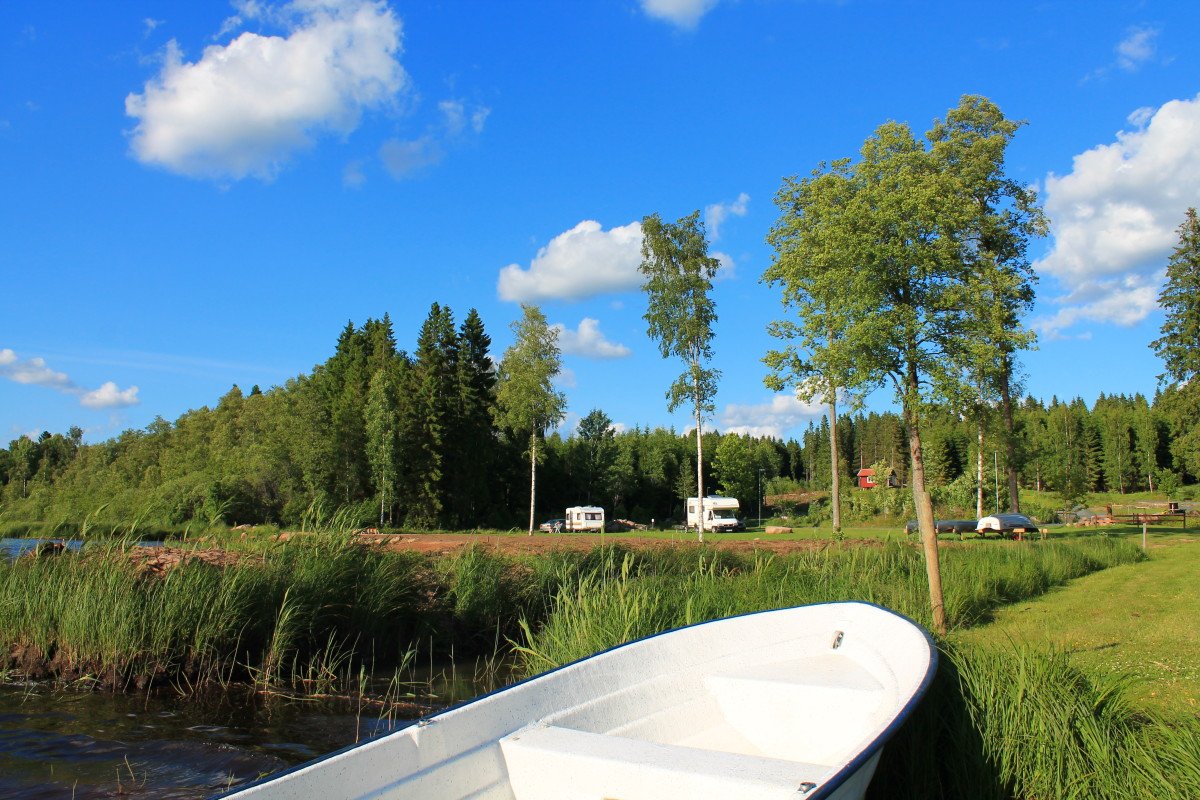 Målsånna Farm resort Campingplatz mit Seelage