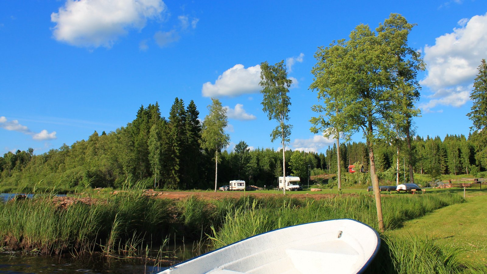 Målsånna Farm resort Campingplatz mit Seelage