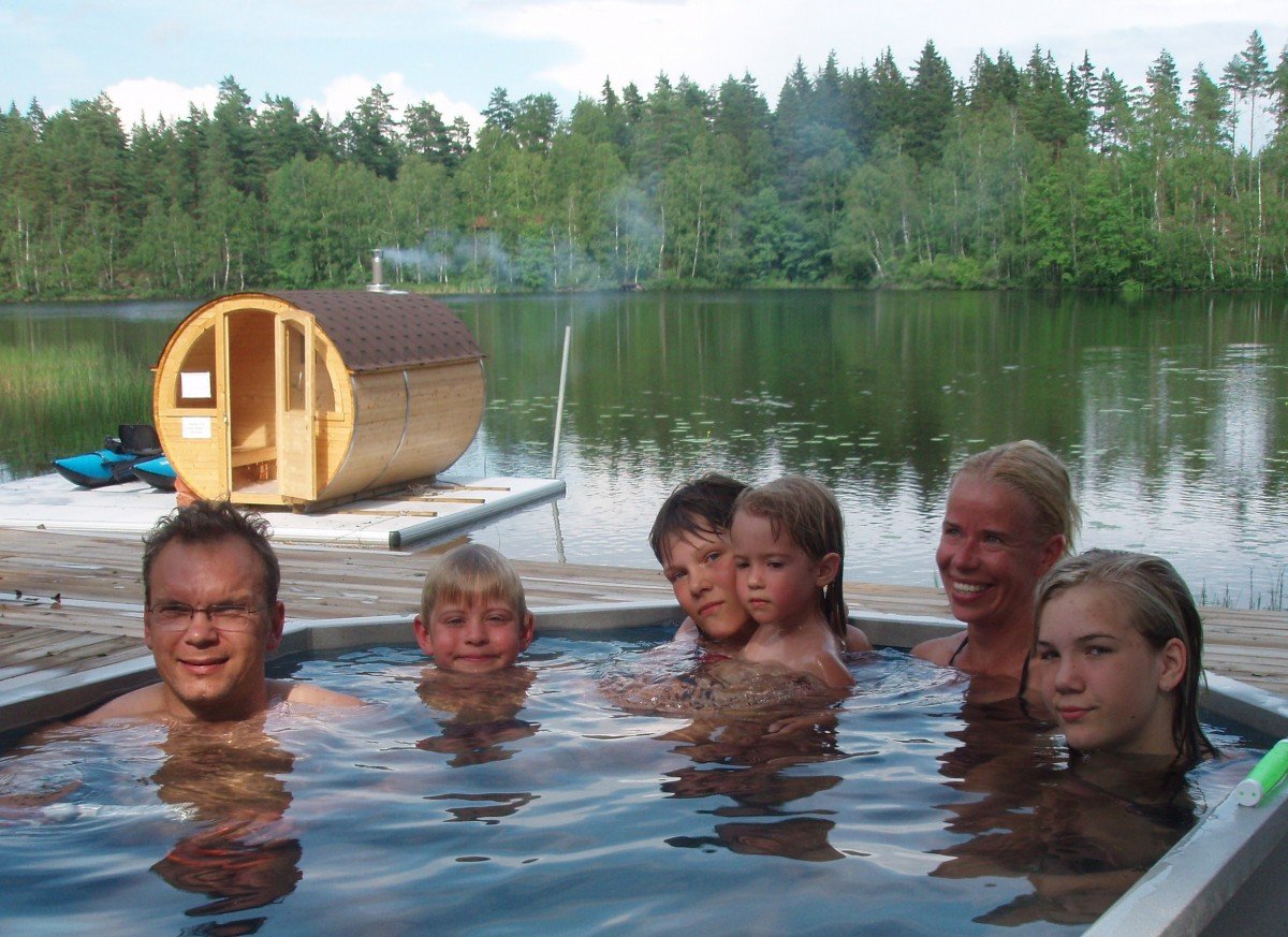 Sauna evening by the lake See-Sauna