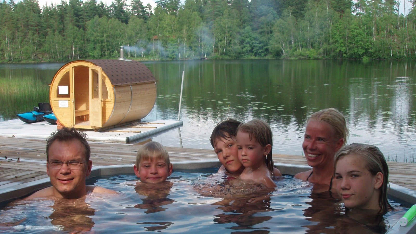 Sauna evening by the lake See-Sauna
