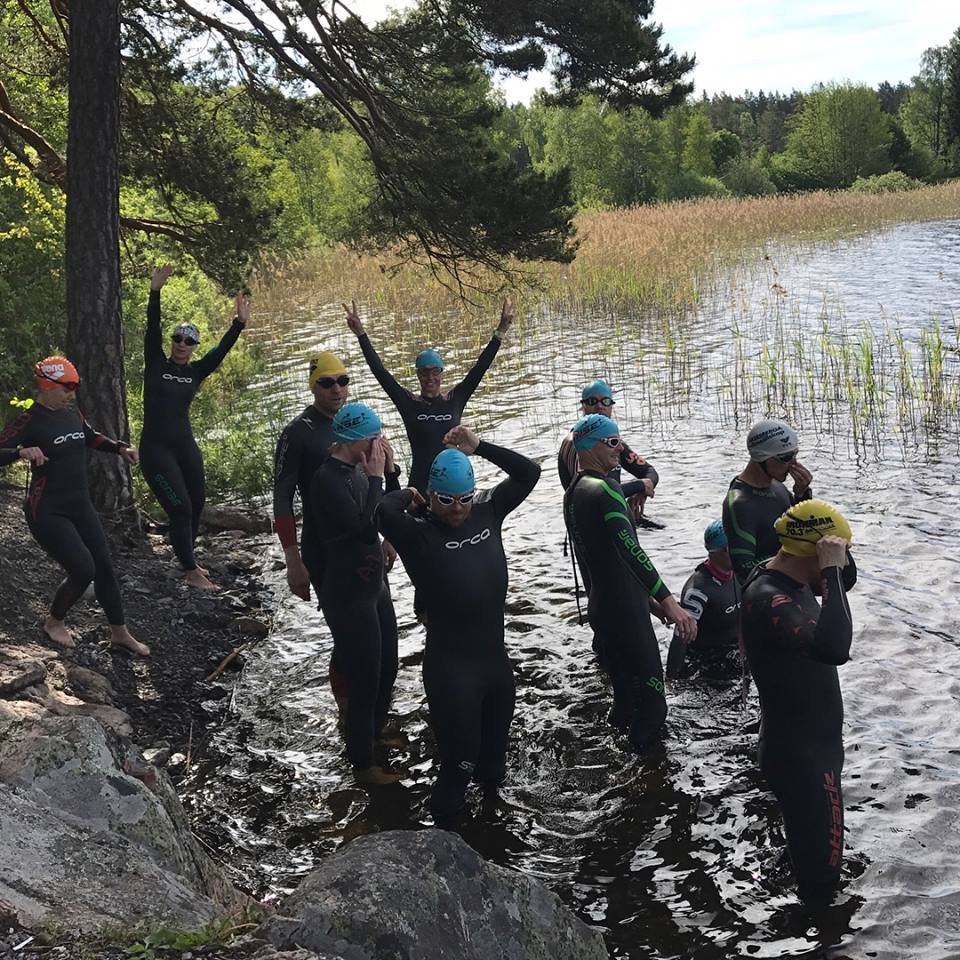 Swim in a Swedish lake