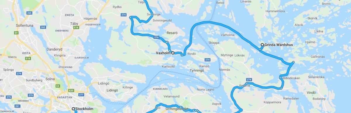 Excursion to Vaxholm and Grinda