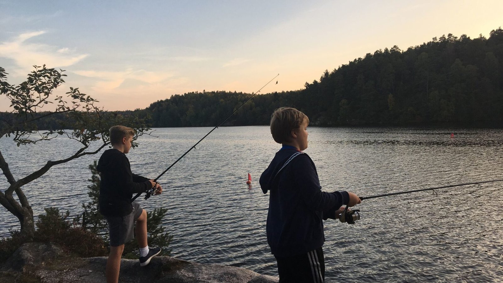 camping fishing smaland green holiday