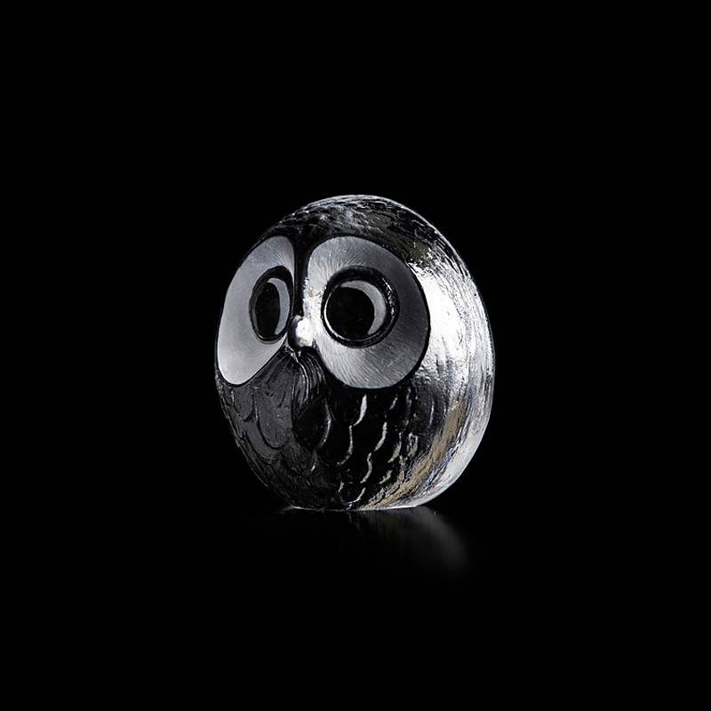Glassworks crystalware owl målerås