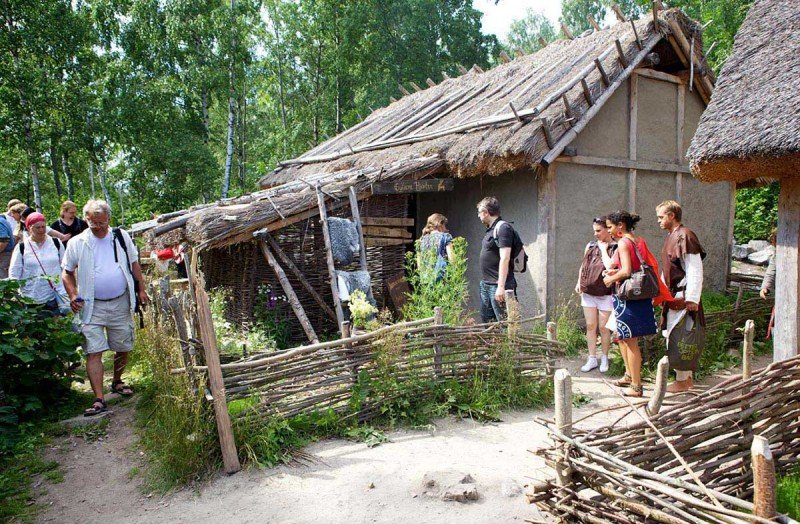 Birka Viking Village old capital sweden lake