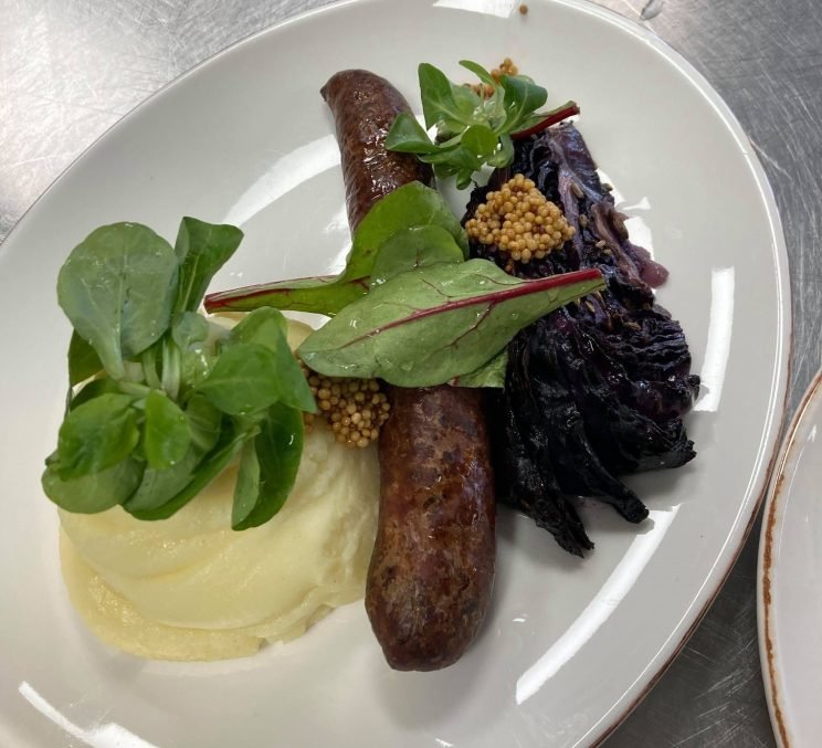 Isterband sausage mashed potatoes 