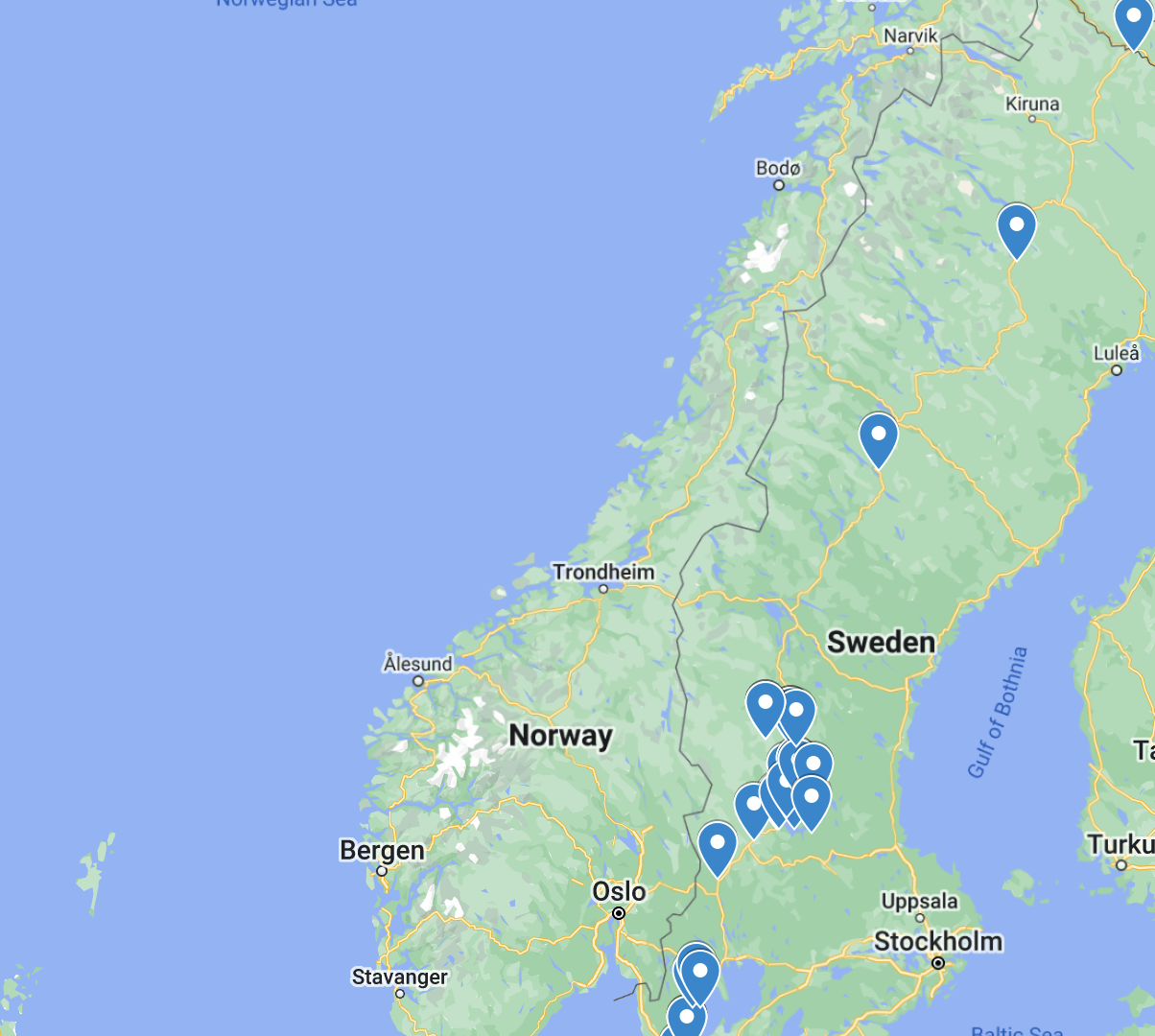 Roadtrip Sweden to North